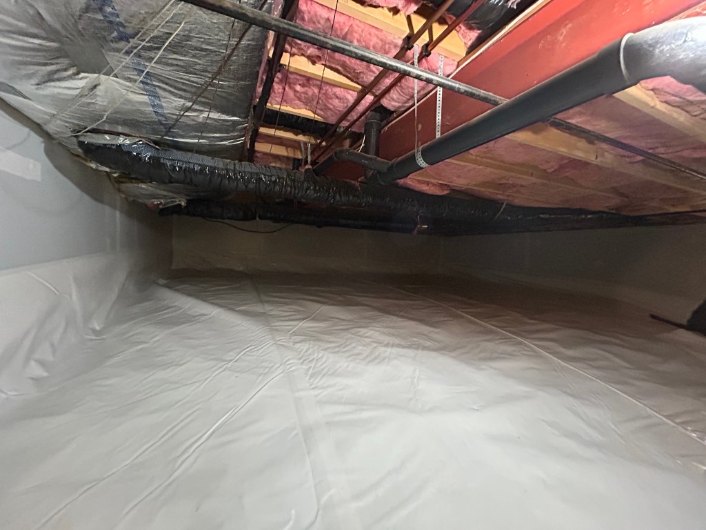 After crawlspace encapsulation 