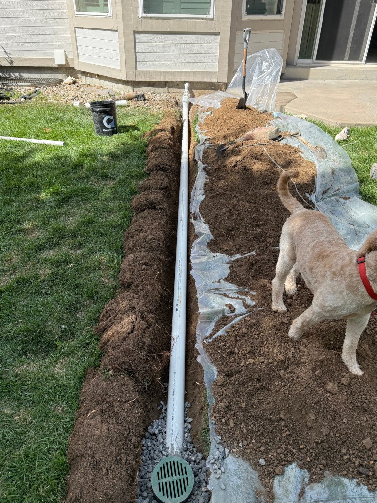 Buried dischage line